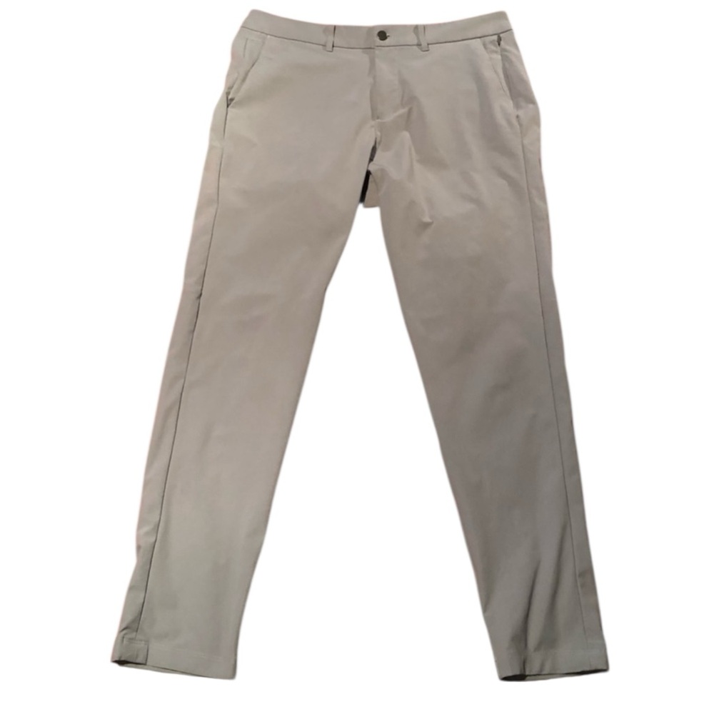 LULULEMON Men's Commission Pants in Siler Drop (Gray) Size 34 - Picture 5 of 12